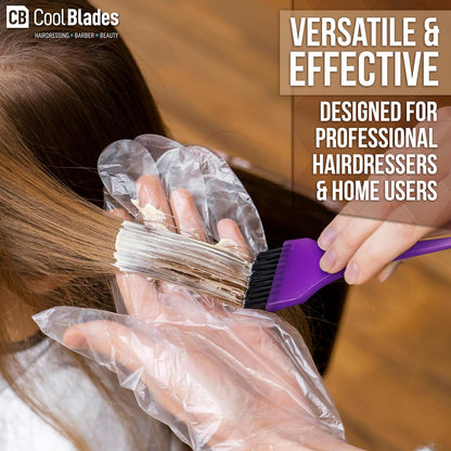 Professional Hairdresser's 3 Piece Purple Tinting/dye kit, includes Tinting Bowl, 1 large and 1 Small Tint Brush. An ideal hair dye bowl and brush set for work or home use.