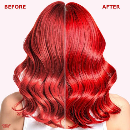 Fire Red Colour Depositing Conditioner 250ml | Vibrant Gloss &amp; Shine, Softening &amp; Nourishing Colour Refresh Treatment, No Mix, Vegan, Ammonia &amp; Peroxide Free