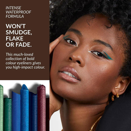 Avon Glimmerstick Eyeliner Duo, Cosmic Brown, Soft-Glide Formula, Bold and Intense Colour, Waterproof, Smudge-Proof Colour That Lasts All-Day, Cruelty Free