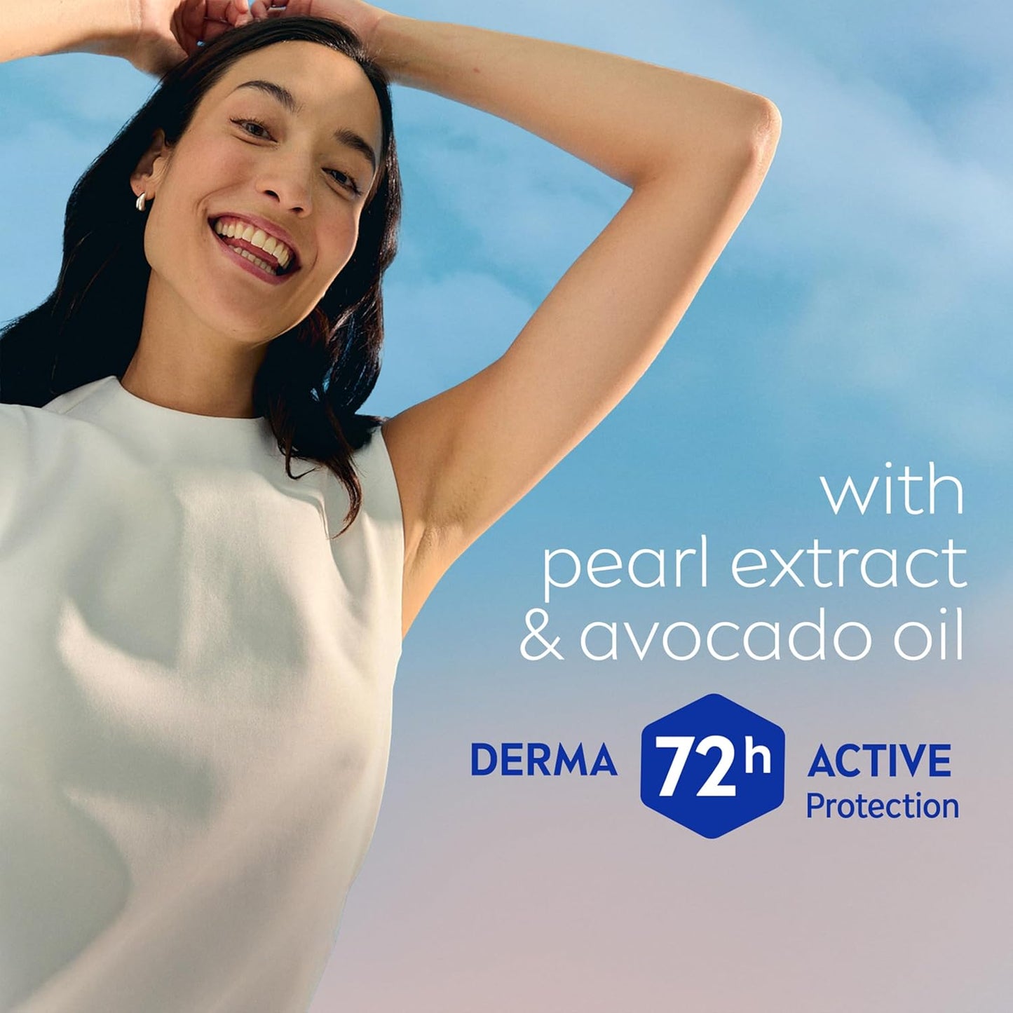 NIVEA Pearl &amp; Beauty Anti-Perspirant Deodorant Stick (50ml, Pack of 1), Women's Deodorant Stick with 72H Sweat and Odour Protection, Anti-Perspirant for Women with Pearl Extracts