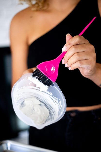 Framar Classic Hair Dye Brush – Hair Colour Brush for Highlights Hair Dye Kit, Hair Dye Bowl Set – Tint Bowl for Hair Colour, Bleach Hair Die