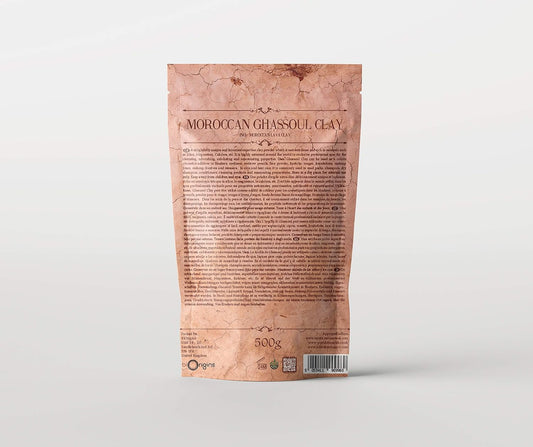 Mystic Moments | Ghassoul (Rhassoul) Natural Clay 500g - Pure &amp; Natural Vegan GMO Free