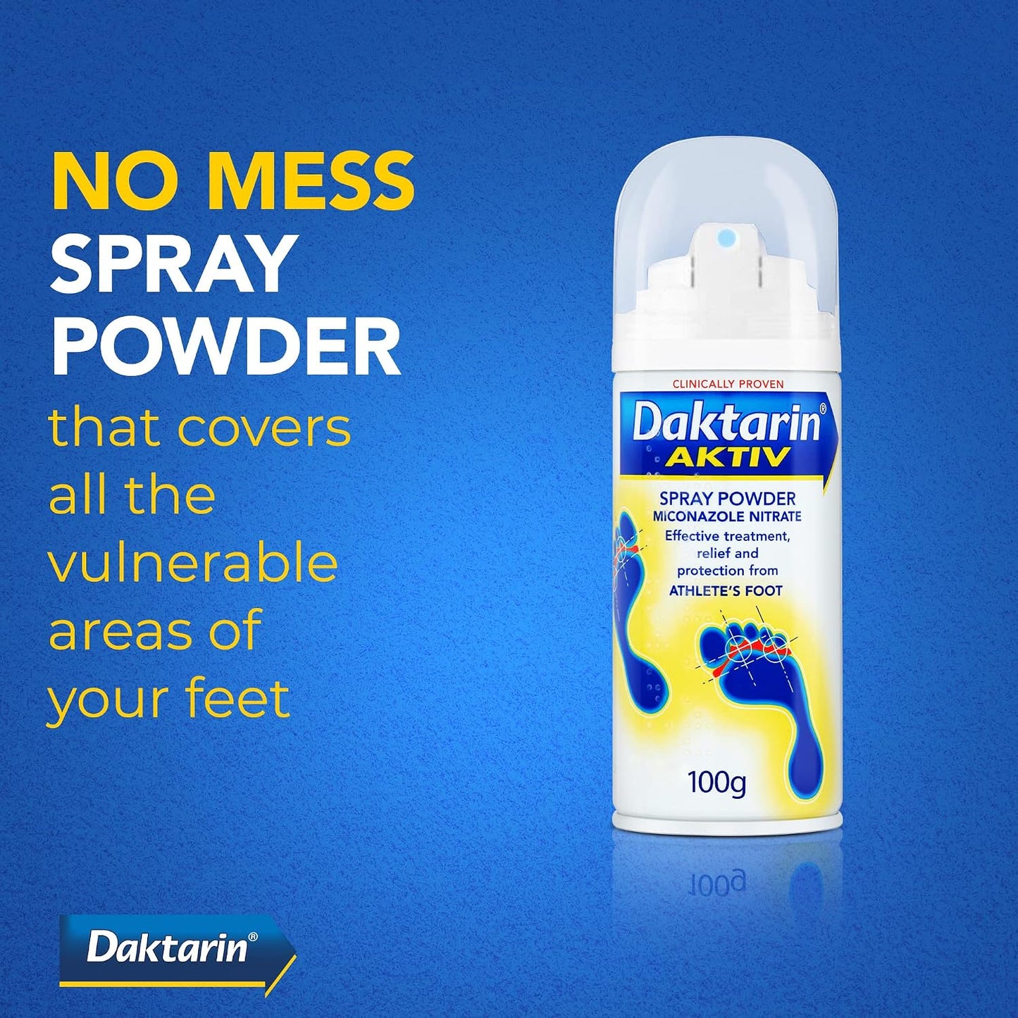 Keeping the Feet Happy with Daktarin Dual‑Action Spray Powder