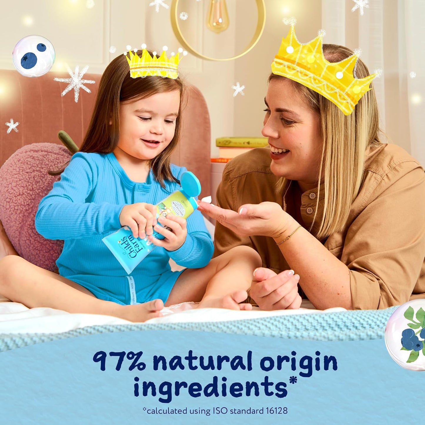 Childs Farm Kids Bluey Moisturiser, Bluey-Berry | Soothing, Moisturising &amp; Hydrating | Suitable for Dry, Sensitive Skin, 200ml