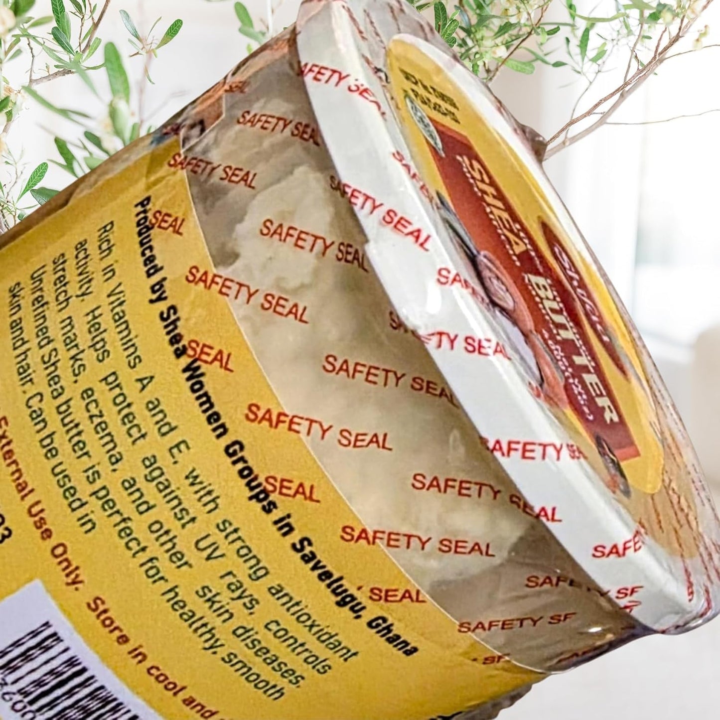 Shifaa Shea Butter - 100% Pure and Unrefined from Ghana I Raw, Natural Moisturizer &amp; Organic for Skin, Hair &amp; Body - 400g
