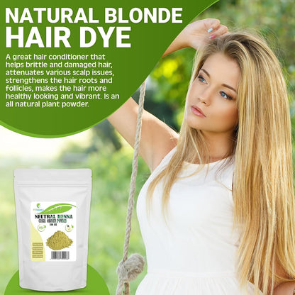 Cassia Obovata Powder (Neutral Henna, cassia powder) - 100 gr - Has conditioner and scalp balancing properties, gives strength and shine, improves the appearance of the hair.
