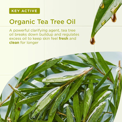 Dr Organic Tea Tree Body Wash, Shower Gel, Natural, Vegan, Cruelty-Free, Paraben &amp; SLS-Free, Recyclable &amp; Recycled Ocean Bound Plastic, Certified Organic, 250ml, Packaging may vary