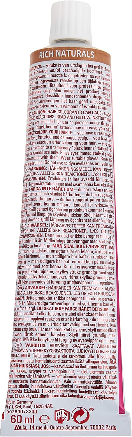 Wella Colour Touch Demi-Permanent Hair Colour, No. 7/97 Medium Blonde Cendre Brown, 0.13601 kg