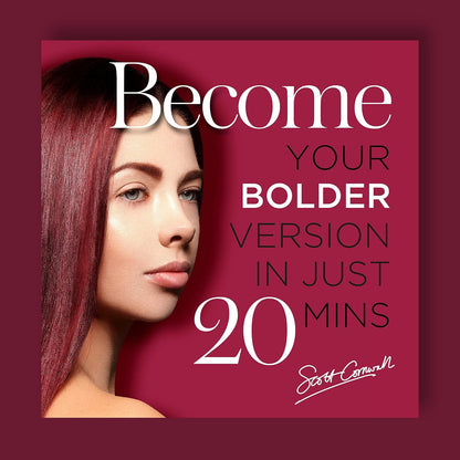 Scott Cornwall Colour Restore Deep Red Hair Dye Cream, Ammonia-Free Vegan Formula with Red Pigments, 100 ml