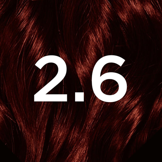 Garnier Nutrisse Ultra Color Hair Dye, Vegan, 2.6 Dark Cherry Red. Achieve 100% grey coverage and a deep, luscious 8-week red colour. No-ammonia, vegan for a rich, vibrant dark cherry red finish.