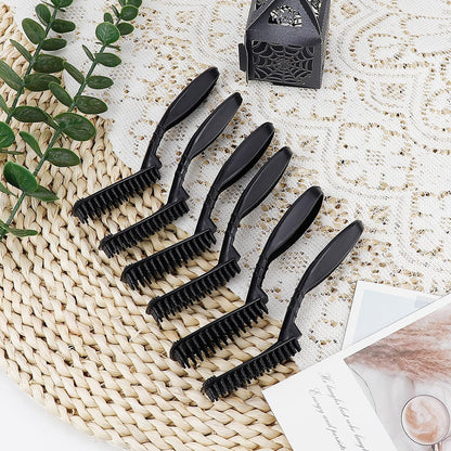 FERCAISH Professional Hair Dye Brushes, 6 Pack, Black, Plastic, Women's Hair Comb, Salon &amp; Home Use, Balayage, Travel-Friendly