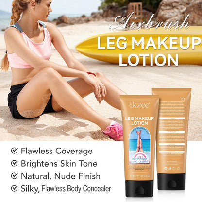 Leg Makeup Concealer, Flawless Body Foundation Cream Waterproof Leg Cream, Skin Tattoo Scars Concealer, Suitable for Natural, Healthy Skin Tones (#2)