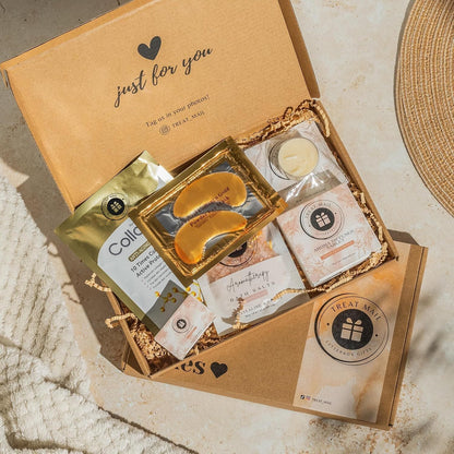 Birthday Pamper Gifts for Women | Relaxation Spa Bath Set &amp; Self Care Hamper | Hug in a Box Care Package For Mum, Friends, Sister, Wife | Wellbeing Gift For Mother’s Day &amp; Christmas