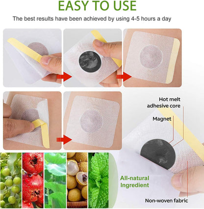 Weight Loss Patches, Slimming Patches for Weight Loss, Berberine Patches Support Active Lifestyle, Comfortable Fit Adults, Botanical Materials Easy to Apply Daily, 120 Count