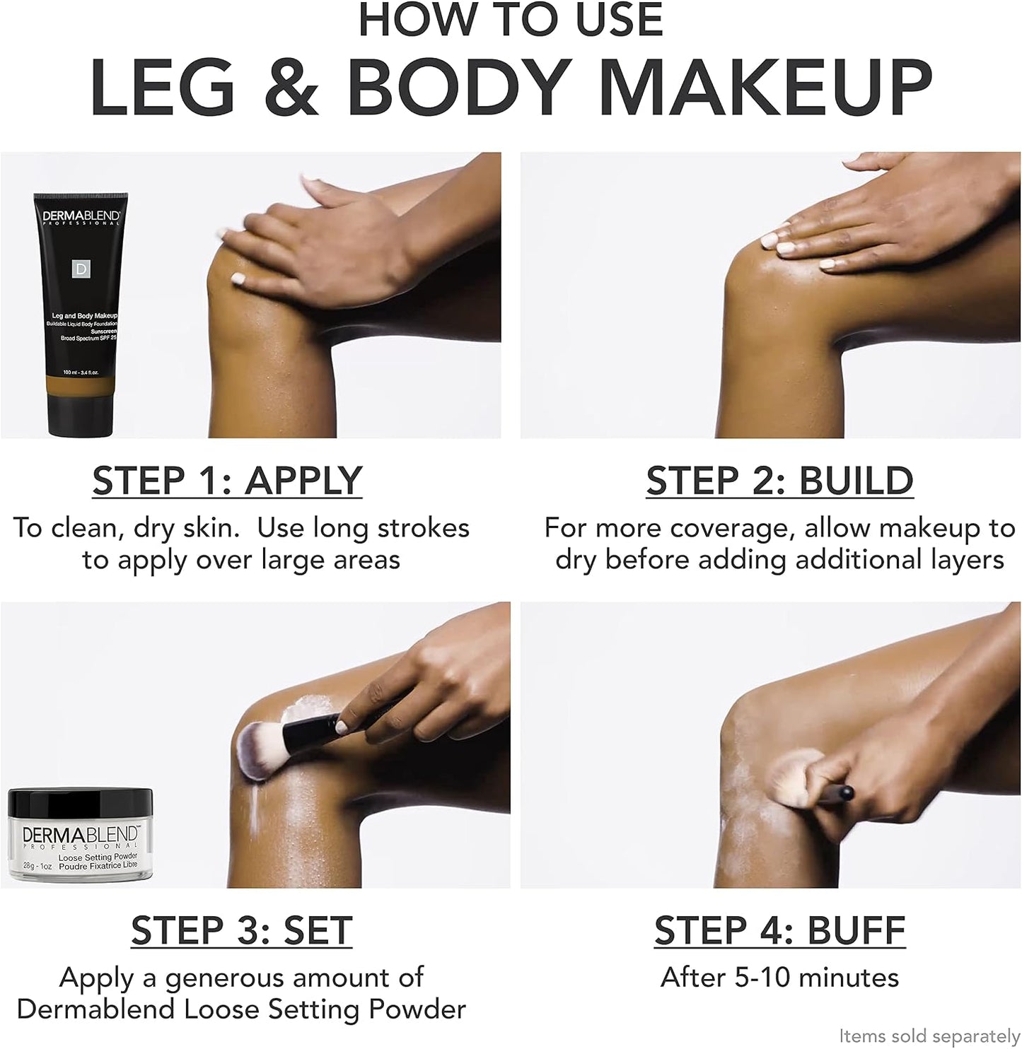 Dermablend Leg and Body Makeup, 45N Medium Bronze