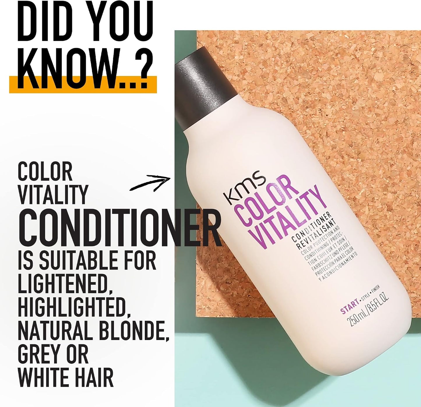 KMS Color Vitality Conditioner, 250ml