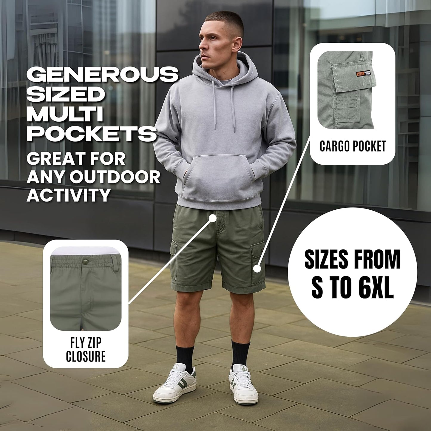 Everyday cargo shorts that actually feel right