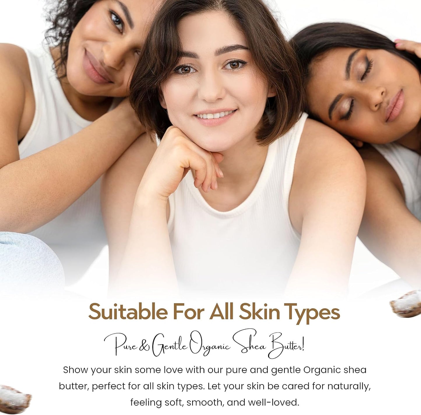 Freshskin Beauty LTD | 1KG Shea Butter Certified Organic - Unrefined, Cold Pressed, 100% Pure, Raw &amp; Natural (1000g)
