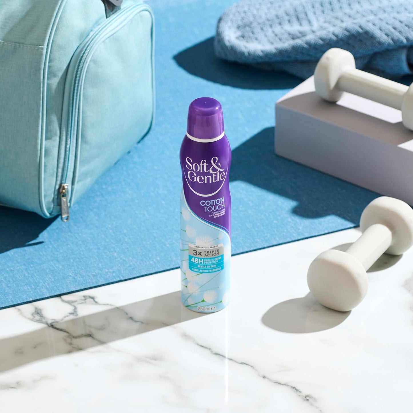 Soft &amp; Gentle Cotton Touch Anti-Perspirant Deodorant Spray, 250ml