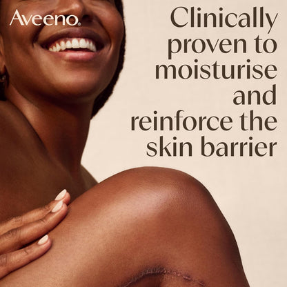 Aveeno Daily Moisturising Yogurt Body Wash, Vanilla &amp; Oat Scent, With Prebiotic Oat and Probiotic Greek Yogurt, Suitable For Sensitive Skin, Gently Cleanses and Moisturises, 300ml