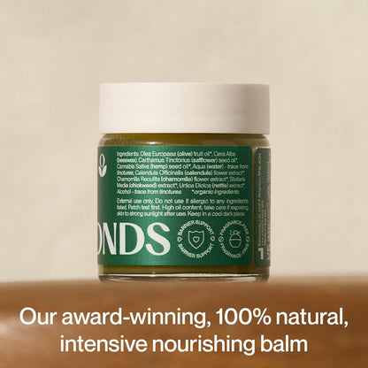 Balmonds Skin Salvation Moisturising Balm 30ml - Natural Eczema &amp; Psoriasis Treatment Suitable for All Ages, Handmade in UK