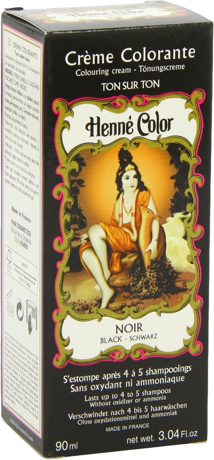 Henne Color Black Henna Hair Colouring Cream 90 ml