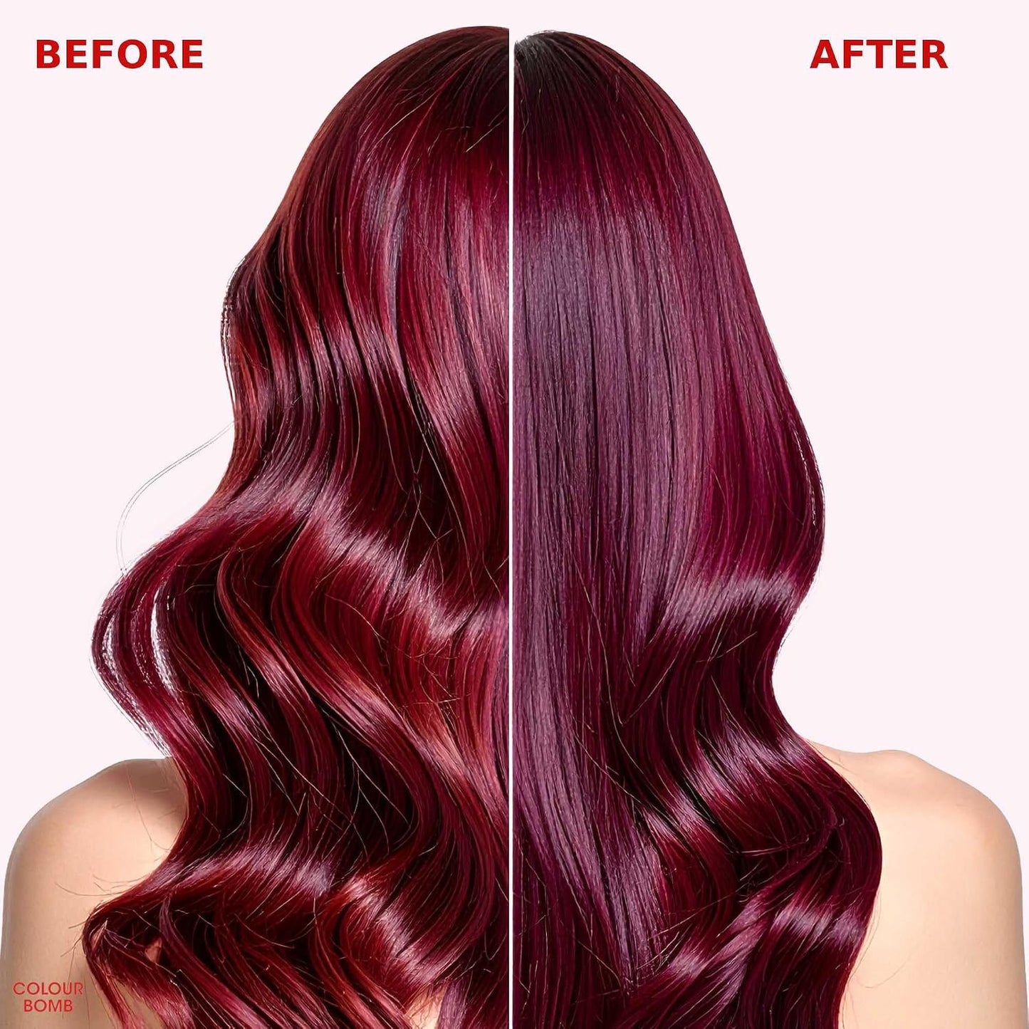 Burgundy Colour Depositing Conditioner 250ml | Vibrant Gloss &amp; Shine, Softening &amp; Nourishing Colour Refresh Treatment, No Mix, Vegan, Ammonia &amp; Peroxide Free