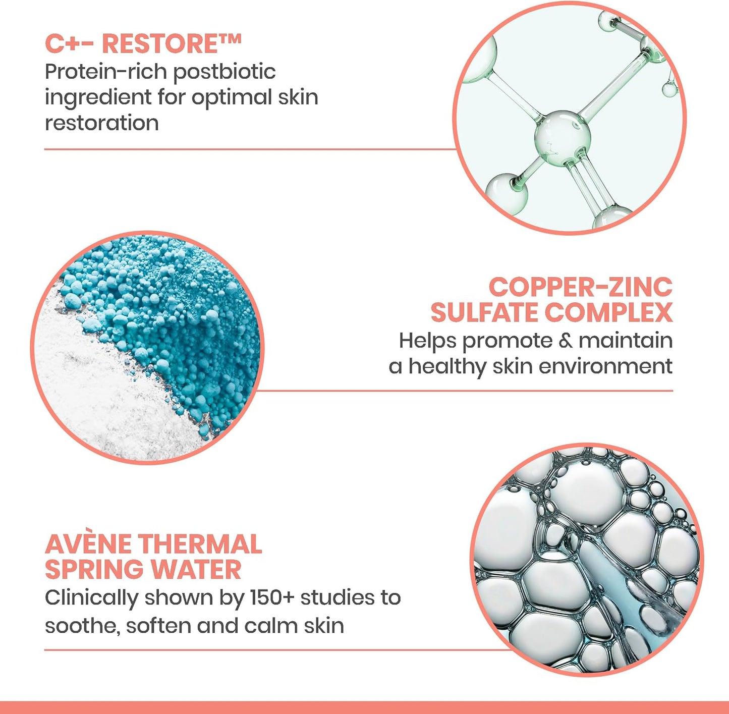 AVENE Cicalfate+ - Restorative Protective Cream - Body &amp; Face - Purifies, Soothes &amp; Restores - With Avène Thermal Spring Water &amp; [C-Restore]™ - Fragrance-Free - Sensitive, Irritated Skin - 100 ml