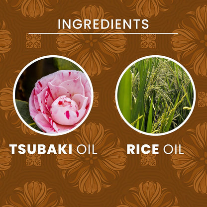 shower oil - rice &amp; Tsubaki oils 250 ml