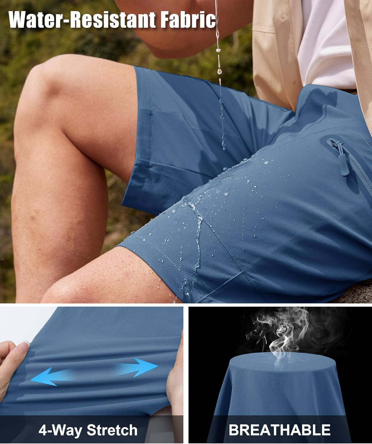 Quick‑dry cargo shorts that actually keep up