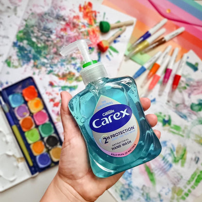 Carex 2 Hour Protection Antibacterial Original Hand Wash, Clean &amp; Protect Hands, Bulk Buy, Pack of 6 x 500ml