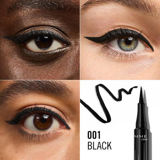 Rimmel Wonder'Ink Liquid Eyeliner, Black, 1 ml