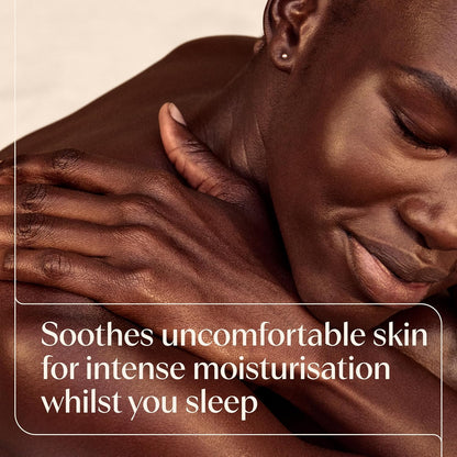 Aveeno Dermexa Night-Time Relief Balm 75 ml for Very Dry Itchy Skin with Prebiotic Triple Oat Complex and Ceramides to Soothe and Strengthen Skin Barrier Overnight