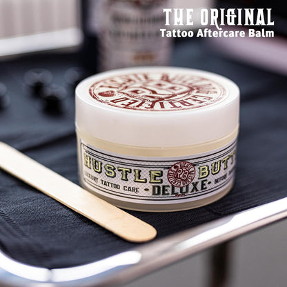 Hustle Butter Deluxe Tub"The Ones" Organic Tattoo Care 30ml (1oz) By Richie Bulldog You Can’t Knock The Hustle