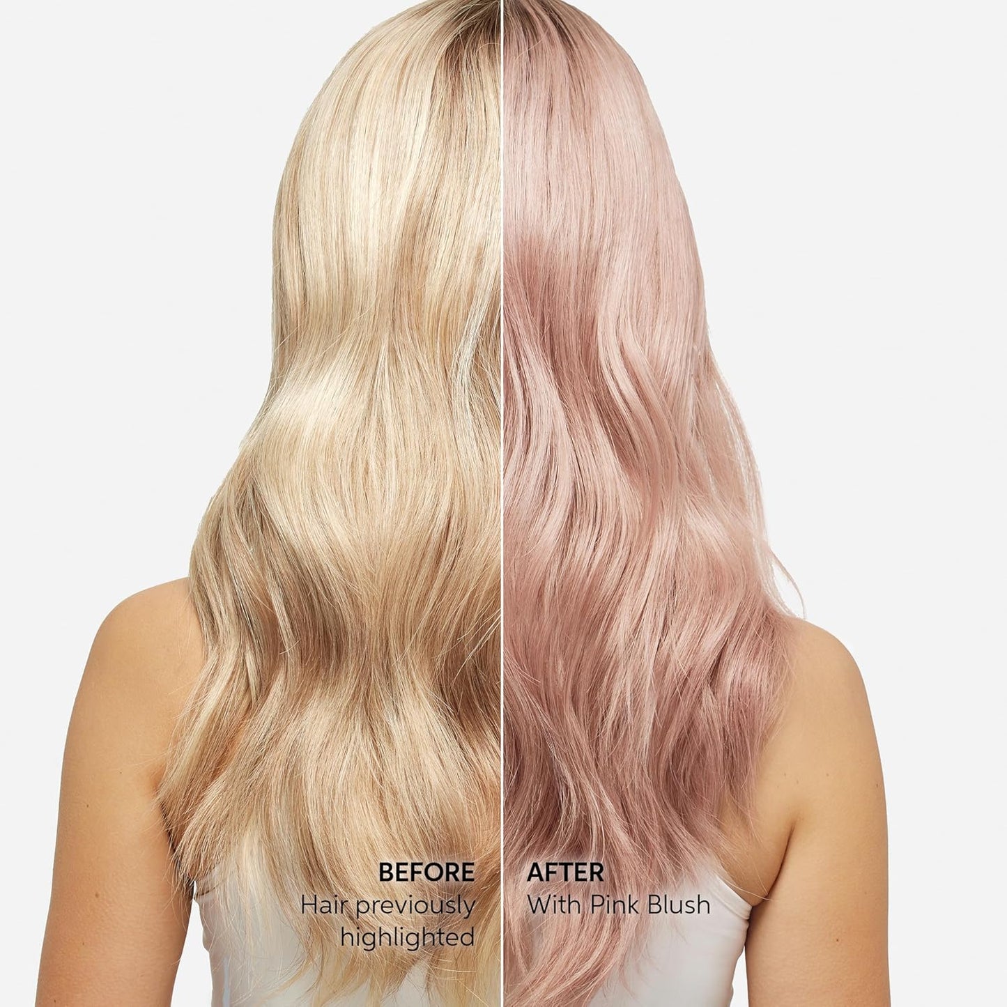 Wella Professionals Pink Blush Color Fresh Mask - Colour Depositing Hair Mask &amp; Home Hair Gloss Treatment - Soft Pink Temporary Hair Dye with Avacado Oil (150ml)