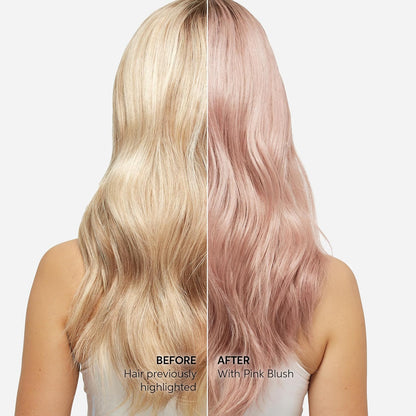Wella Professionals Pink Blush Color Fresh Mask - Colour Depositing Hair Mask &amp; Home Hair Gloss Treatment - Soft Pink Temporary Hair Dye with Avacado Oil (150ml)
