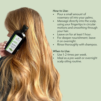 A simple rosemary oil routine for healthier hair