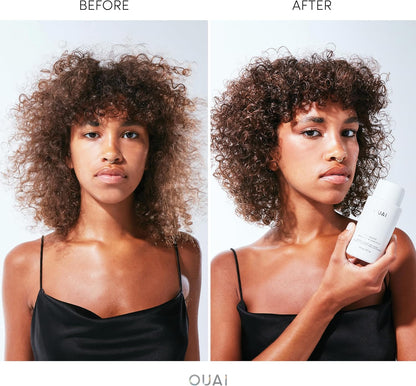 OUAI Hair Gloss - In-Shower Shiny Hair Treatment with Frizz Control - Heat Protectant Hair Glaze Infused with Hyaluronic Acid, Rice Water + Panthenol - Paraben, Phthalate &amp; Sulfate Free (177ml)