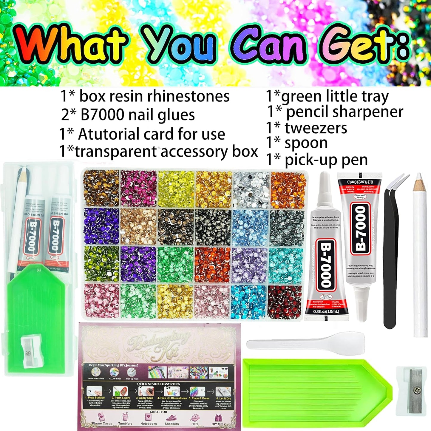 Turn Everyday Items into Mini Masterpieces with the 24‑Colour Bedazzling Kit