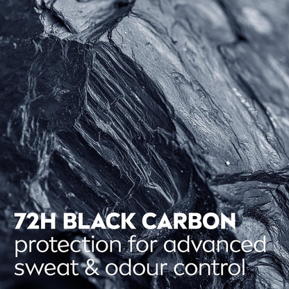 NIVEA Men Deep Black Carbon Roll On (50ml), Roll On Deodorant with 72H of Protection Against Stains and Odours, Strong Anti-Perspirant Developed with MAXXTECH Formula