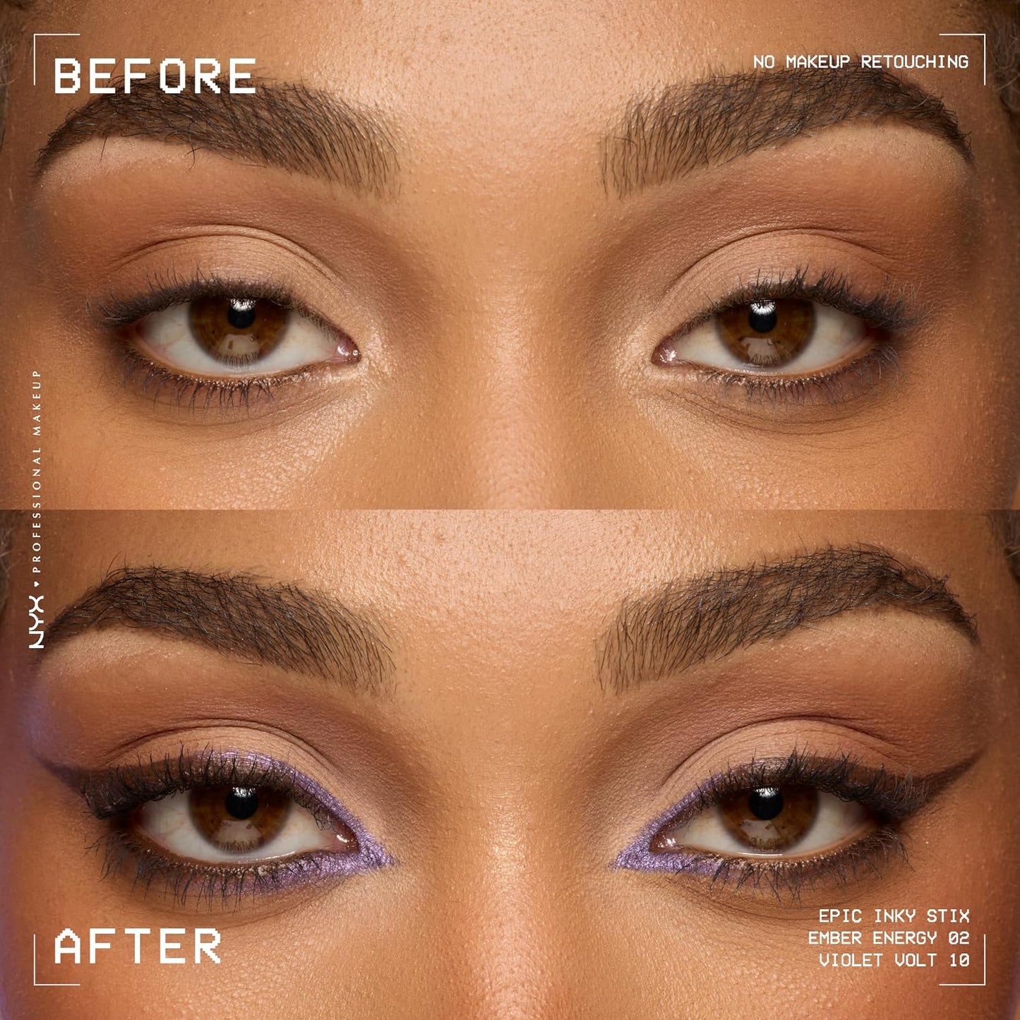 NYX Professional Makeup Epic Eyeliner, Inky Stix, Cream Gel Eyeliner, lasts up to 24 hours, Waterproof, Precise Slanted Tip, Long Lasting &amp; Easy Application, Shade: Ember Energy