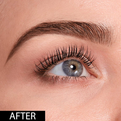 Maybelline Mascara, Lash Sensational Volumizing &amp; Thickening, Eyelash Lengthening, Flake Free Formula, Layer Reveal Brush, Defining Mascara, Maybelline New York, Shade: Very Black