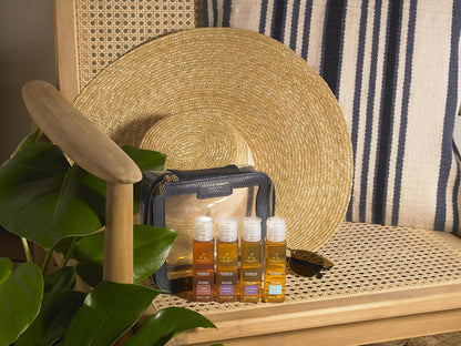 Aromatherapy Associates Shower Oil Collection - Essential Oil for Cleansing - Made of Natural Oil Blends - Aromatic Oils to Awaken Your Senses - Luxurious Oil-to-Milk Formula, 4 x 50ml