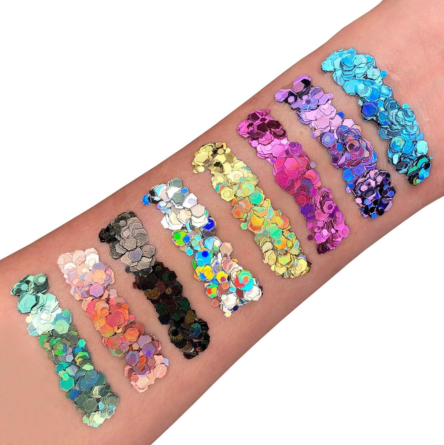 Face Glue by Moon Glitter 10ml Glitter Fix Gel Applier for Face Glitter Vegan Face and Body Adhesive Primer Glue for Glitter, Eye Shadow, Pigment, Eye dust Application