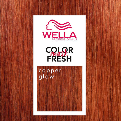 Wella Professional Color Fresh Mask | Temporary Color Refresh Treatment |Semi-Permanent Hair Dye | Wash Out Colour |150ml | Copper Glow