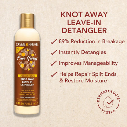 Crème Of Nature Honey Leave In Detangler, 236 ml, Clear
