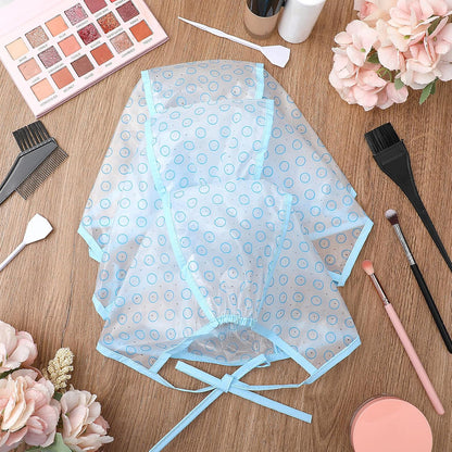 Prasacco 10 Pcs Hair Highlighting Kit, 4 Pcs Disposable Hair Coloring Dye Cap with Coloring Hair Hook Hair Dye Comb Hair Dye Brushes Hair Art Frosting Cap for Salon Hair Dyeing Hairdressing,Blue