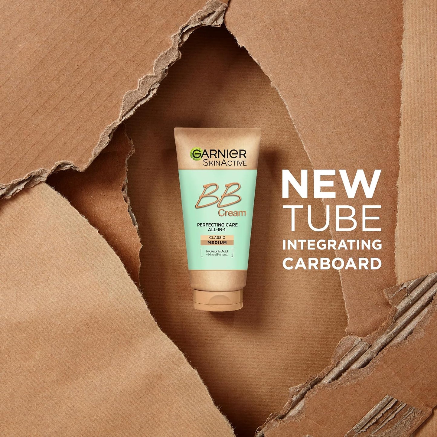 Garnier SkinActive Anti-Age BB Cream, Shade Medium, Tinted Moisturiser SPF 15, Softens Fine Lines &amp; Firms Skin, With Hyaluronic Acid, Aloe &amp; Mineral Pigments, 50 m