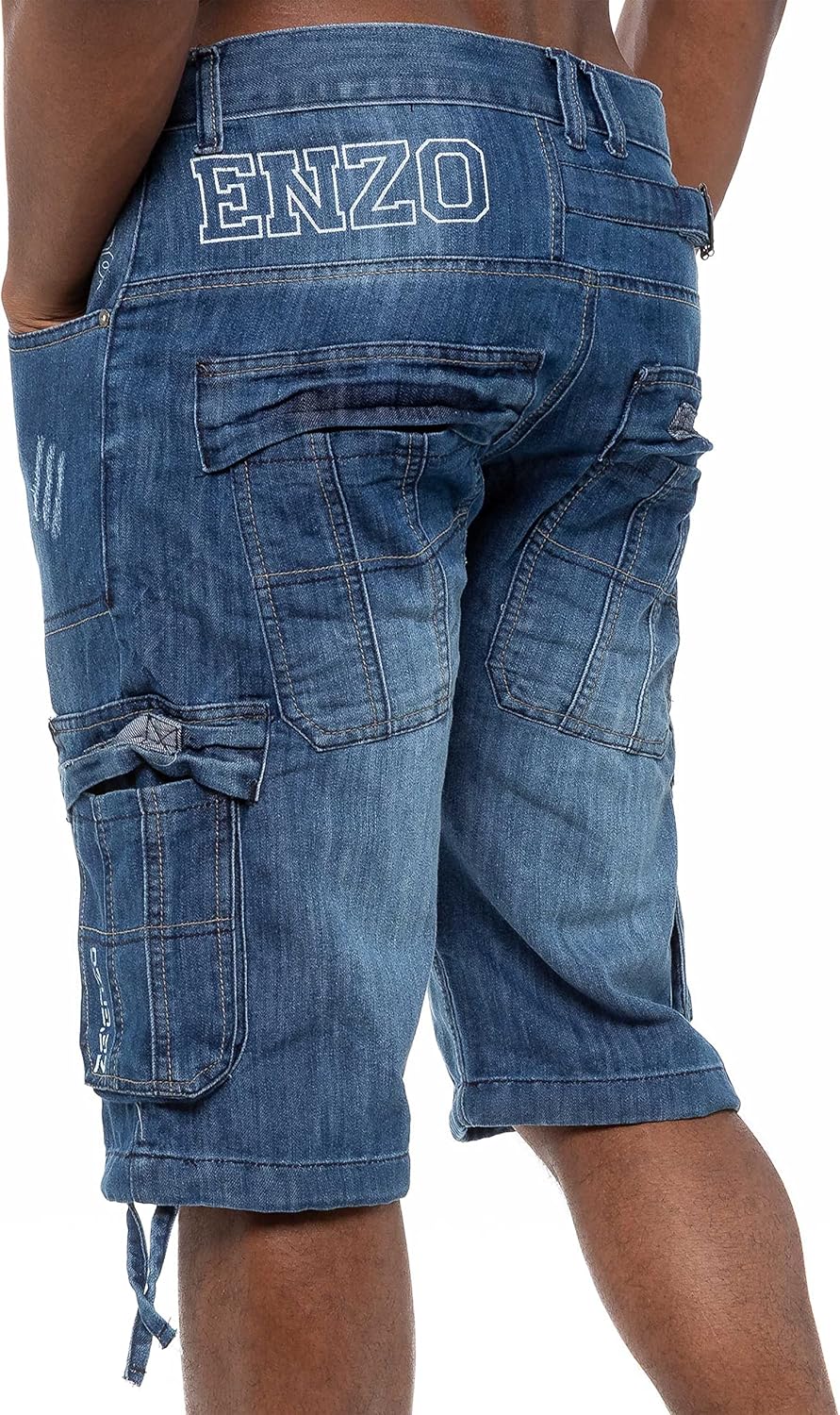 Getting comfortable with the 989Zé ENZO combat denim shorts