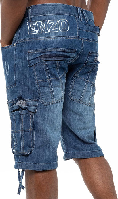 Getting comfortable with the 989Zé ENZO combat denim shorts